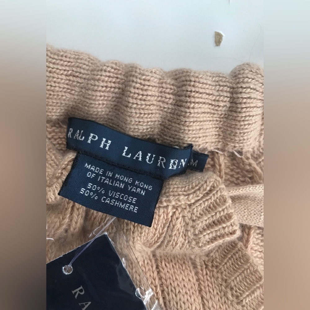 NWT! Ralph Lauren Cable-Knit Wool And Cashmere Long Dress Size: M - Picture 6 of 9
